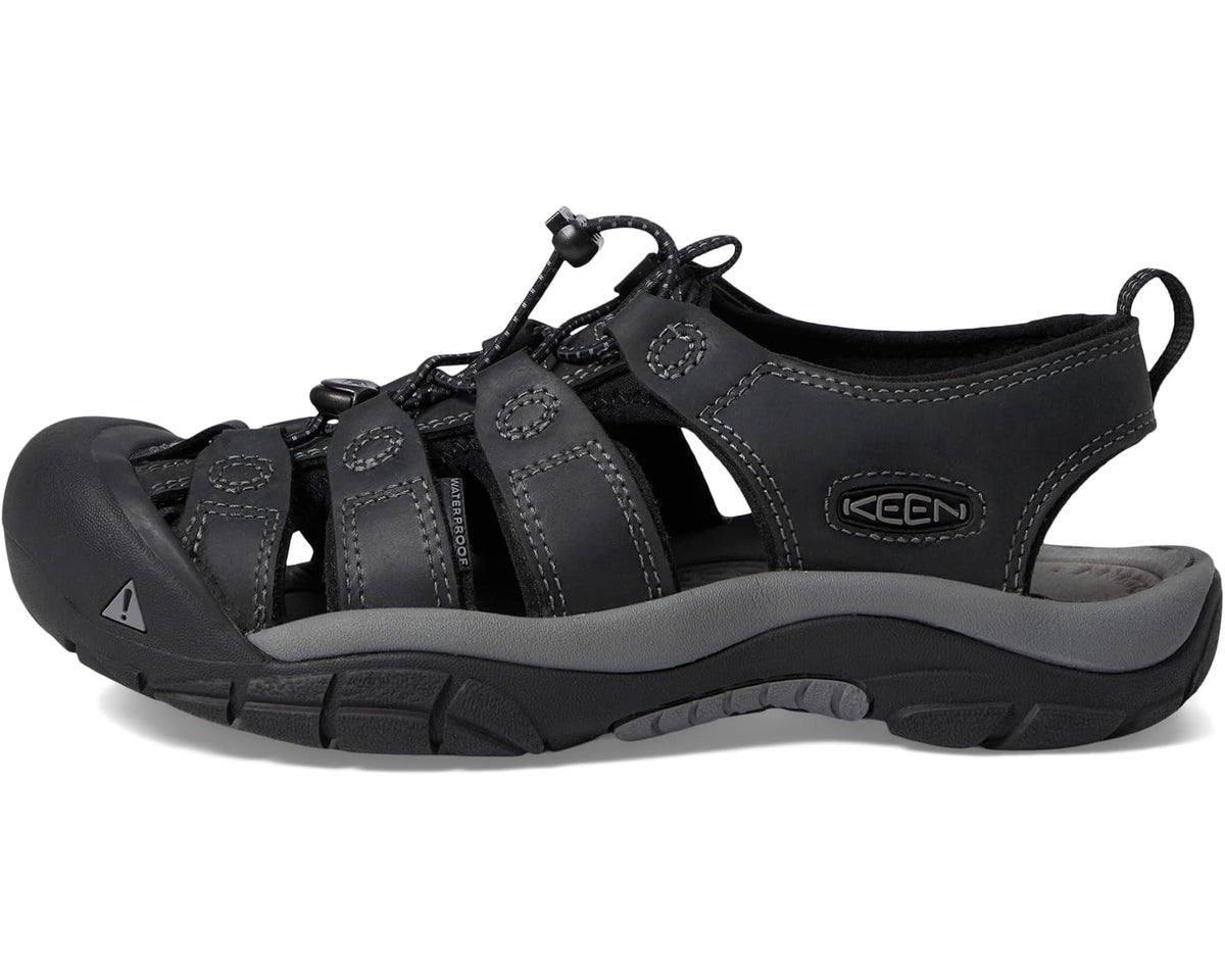 Men's KEEN Newport Black/Steel Grey