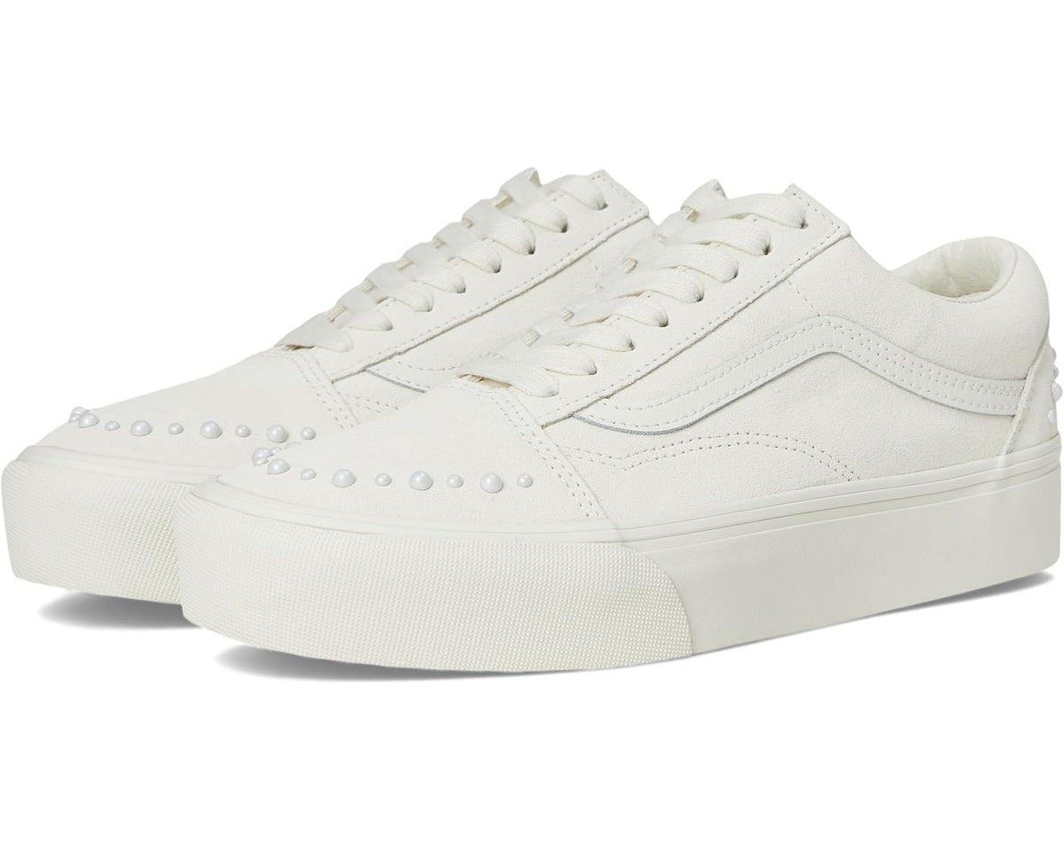 Unisex Vans Old Skool Platform Pearls Marshmallow