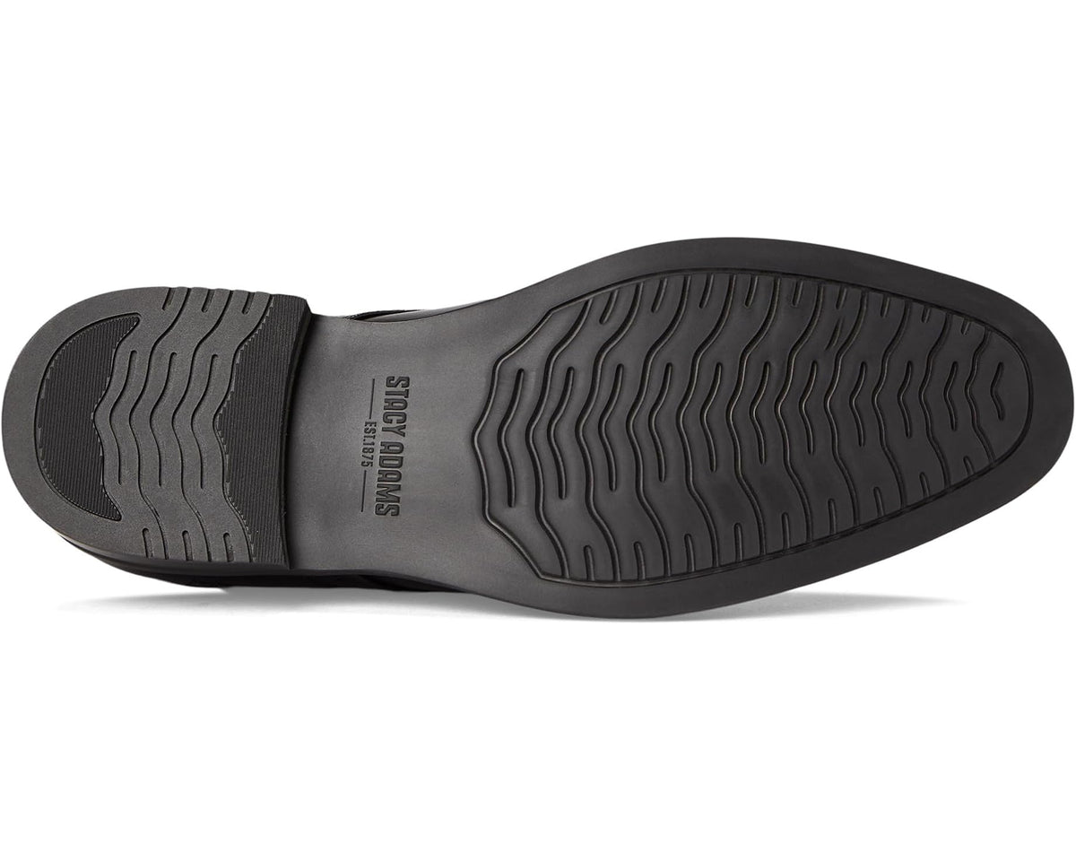 Men's Stacy Adams Benson Plain Toe Lace-Up Black