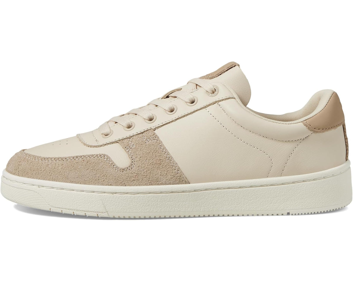 Men's TOMS TRVL LITE Court Beige Leather/Shaggy Suede
