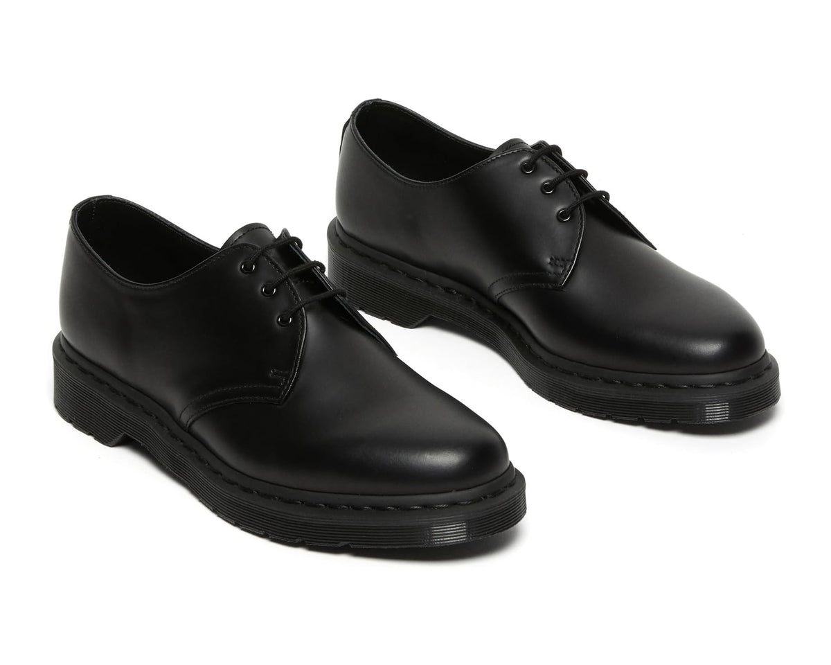 Unisex Dr. Martens 1461 3-Tie Shoe Black Smooth