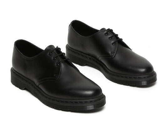 Unisex Dr. Martens 1461 3-Tie Shoe Black Smooth