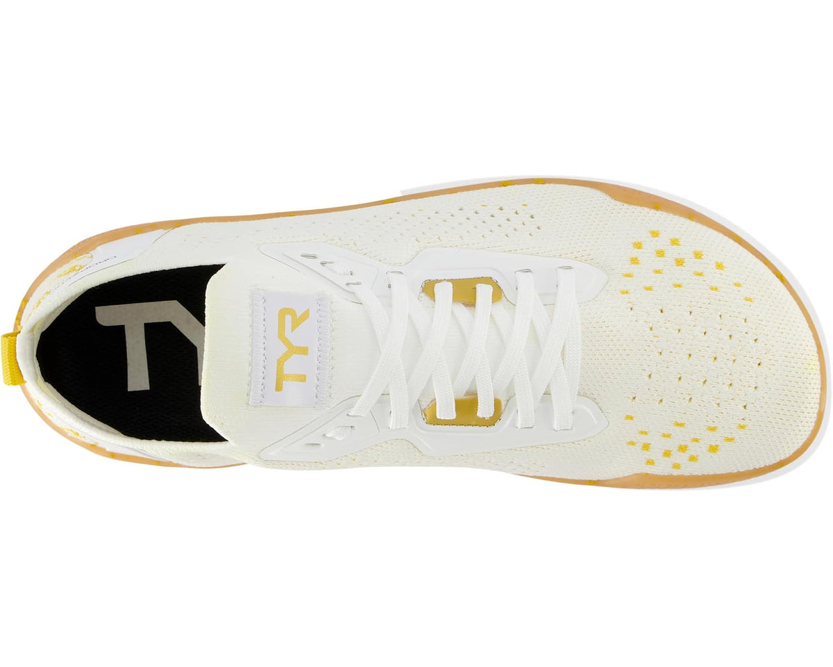Men's TYR Dropzero Laces White/Gold
