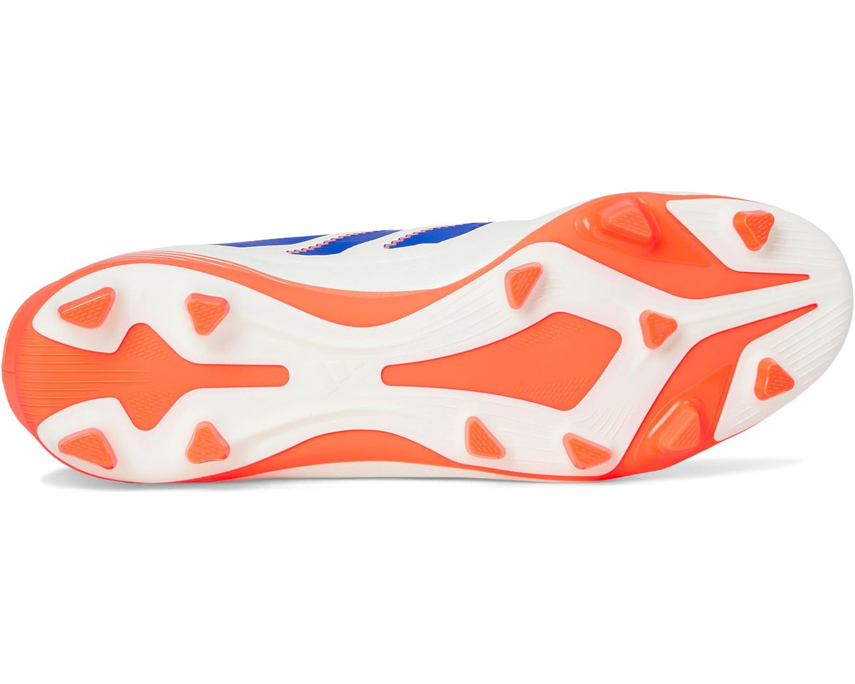 Unisex adidas Copa Club Pure 3 Firm/Multi Ground Soccer Cleats Off White/Lucid Blue/Signal Coral