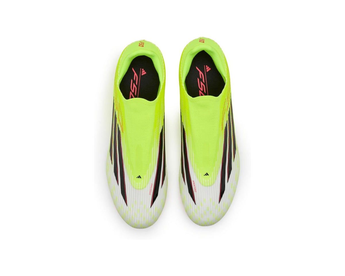 Unisex adidas F50 League Ll Fg/Mg Soccer Cleats Team Solar Yellow/Black/Lucid Red
