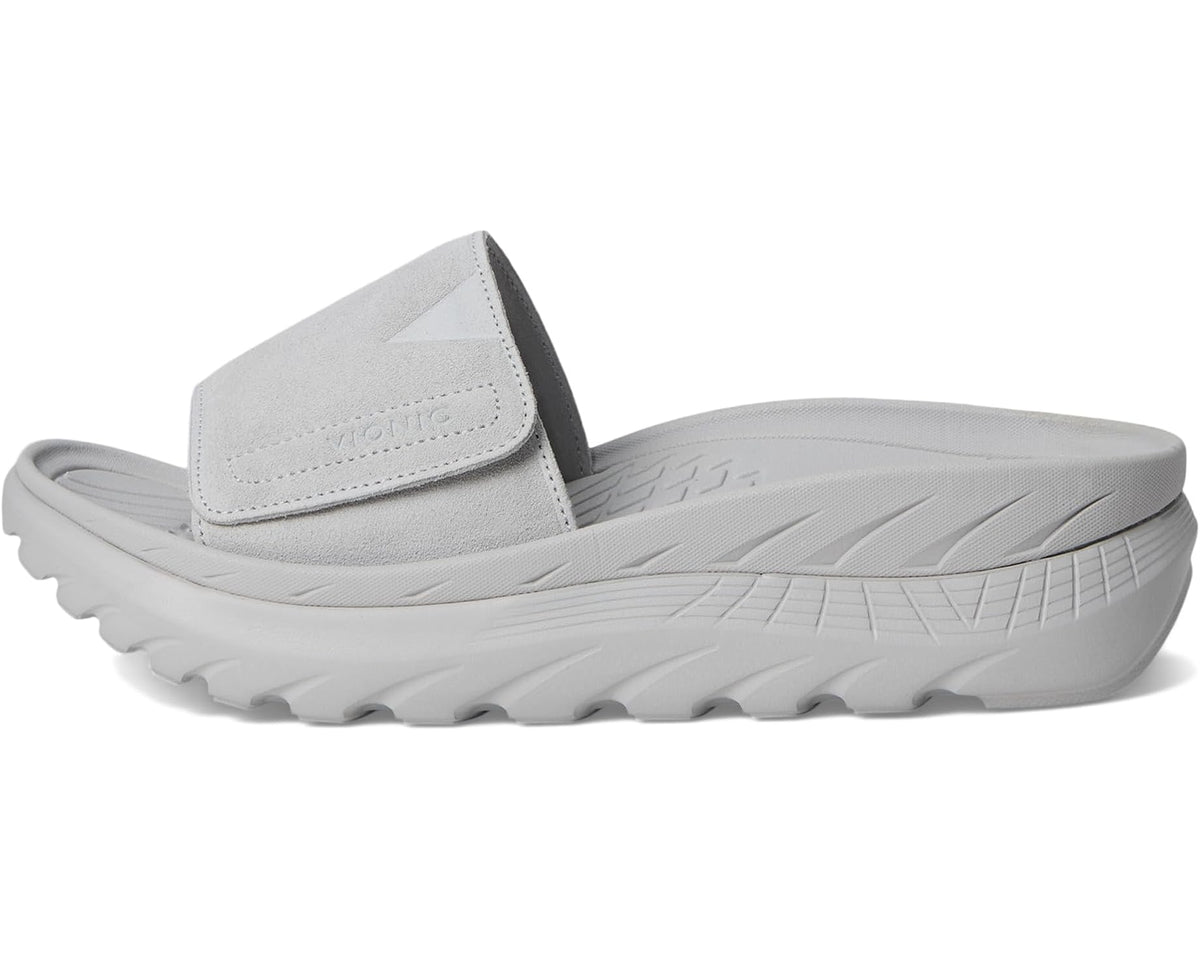 Unisex VIONIC Rejuvenate Recovery Sandals Vapor Grey Suede