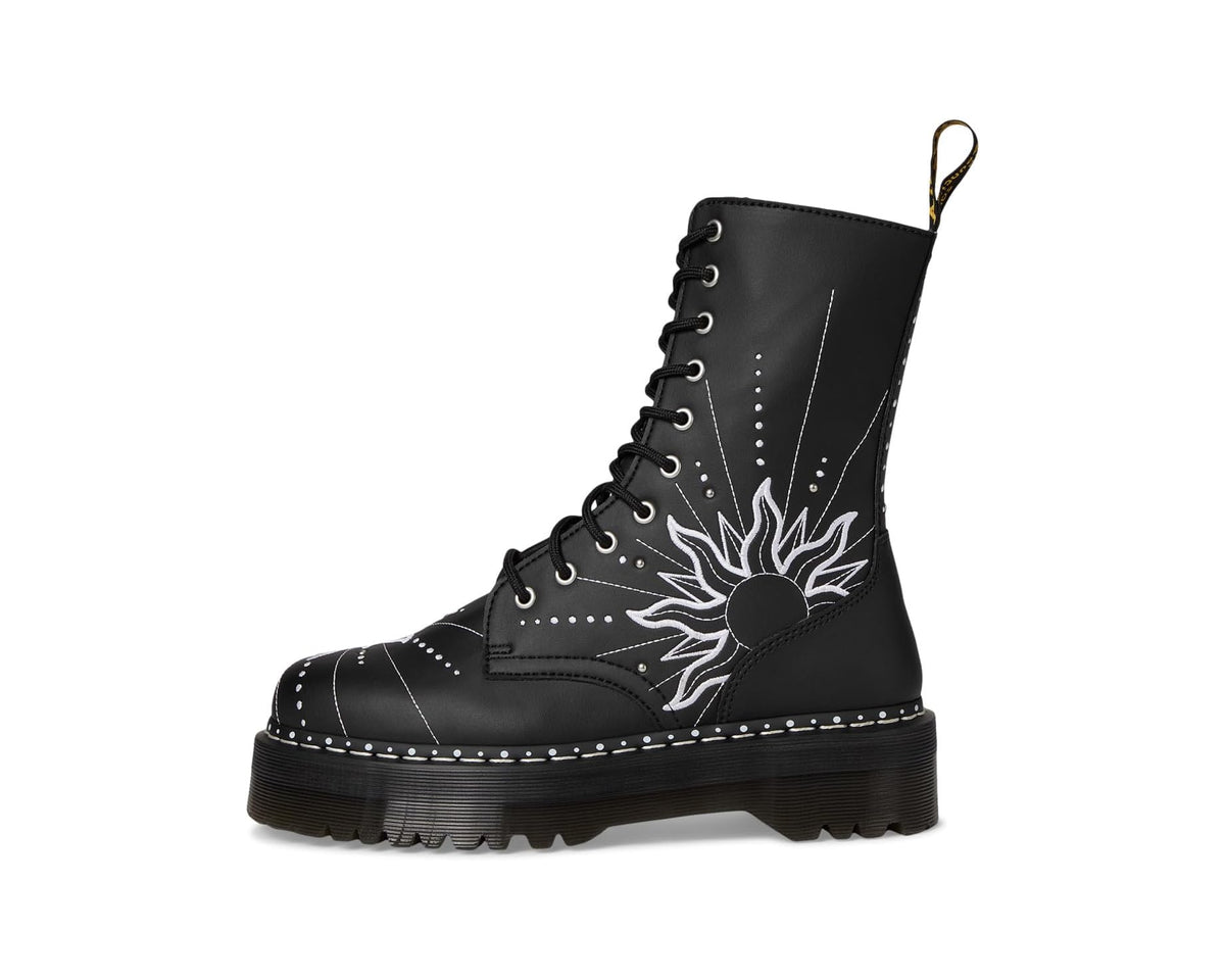 Unisex Dr. Martens Jadon Hi Solar Flare Black