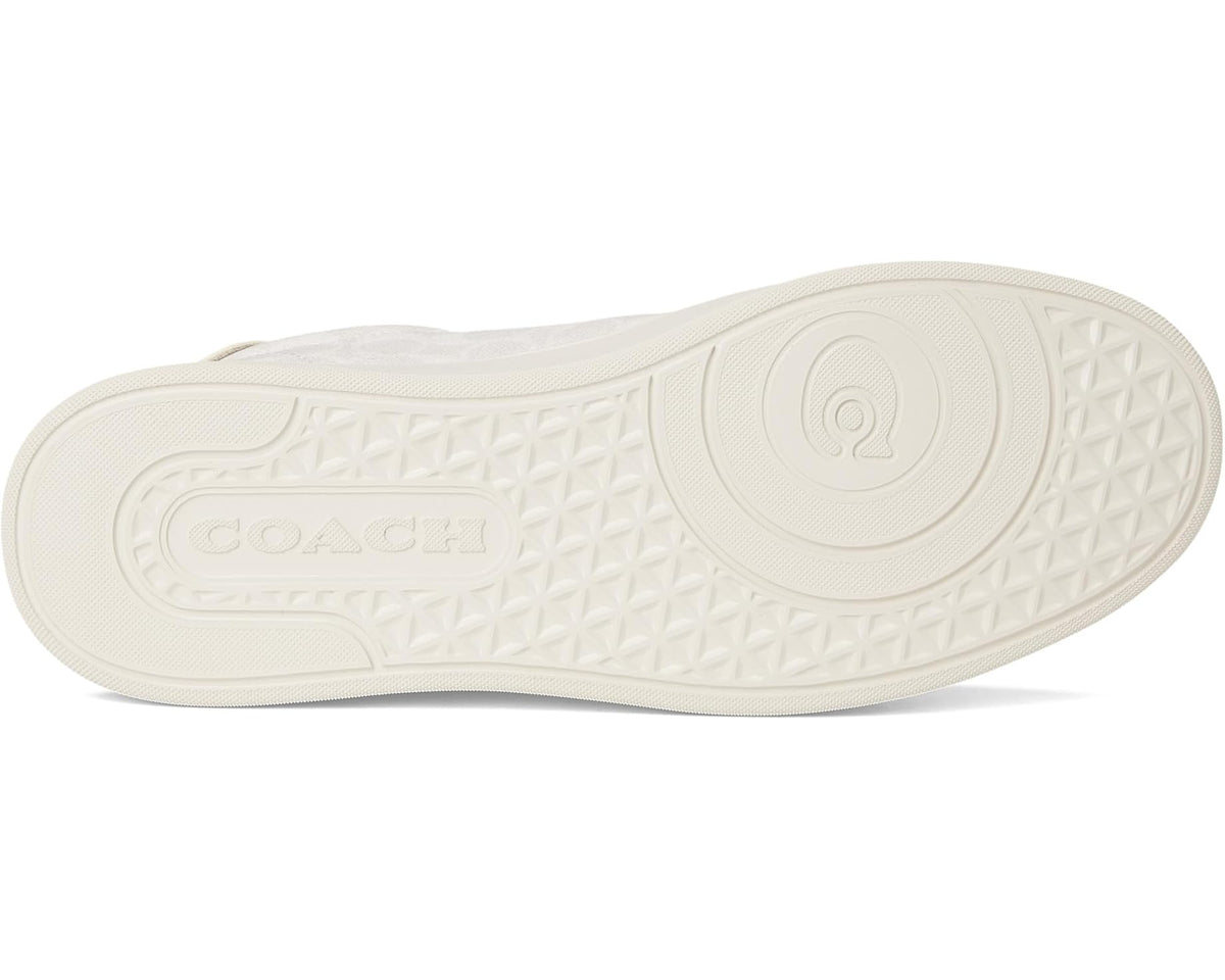 Men's COACH High Line Sneaker In Signature Canvas Off White