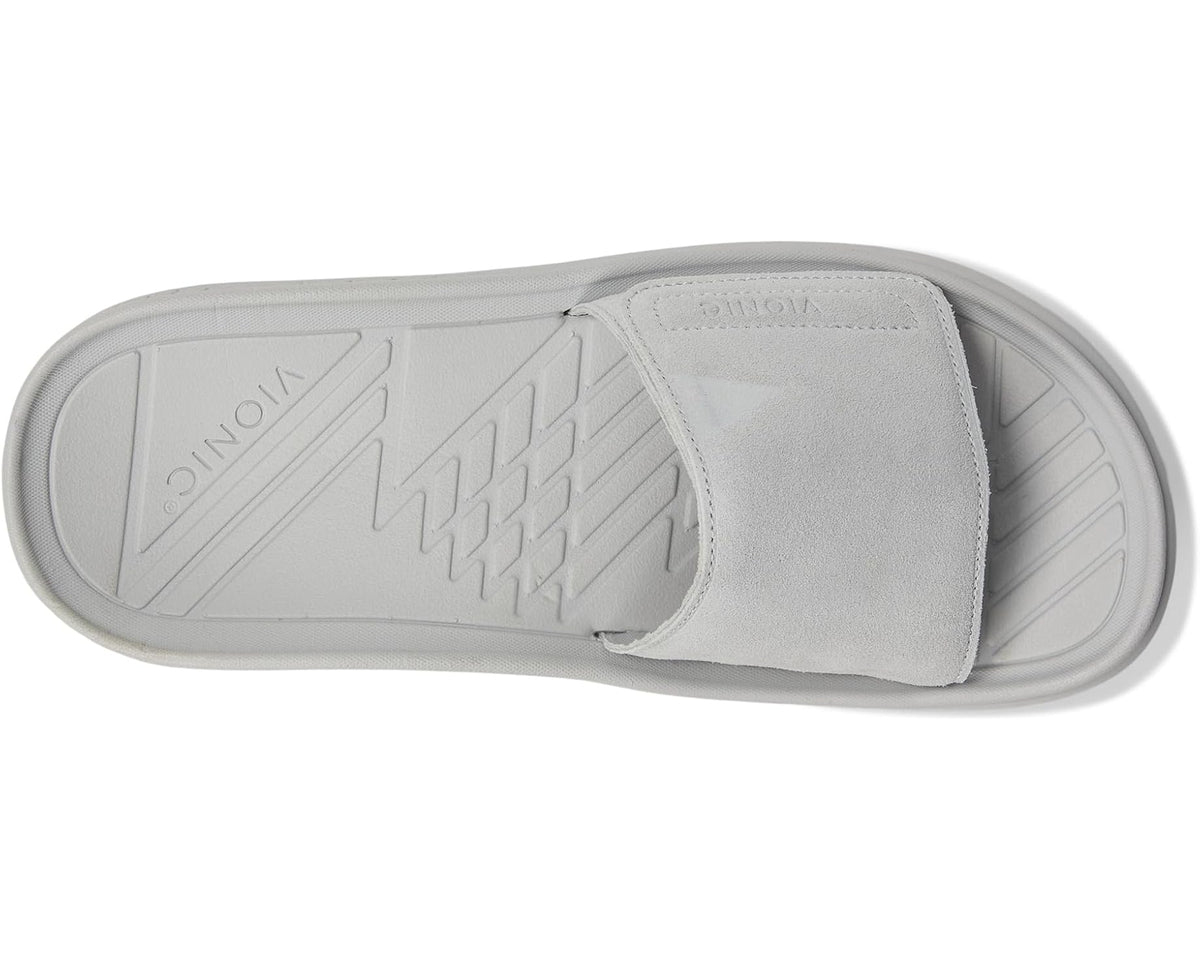 Unisex VIONIC Rejuvenate Recovery Sandals Vapor Grey Suede