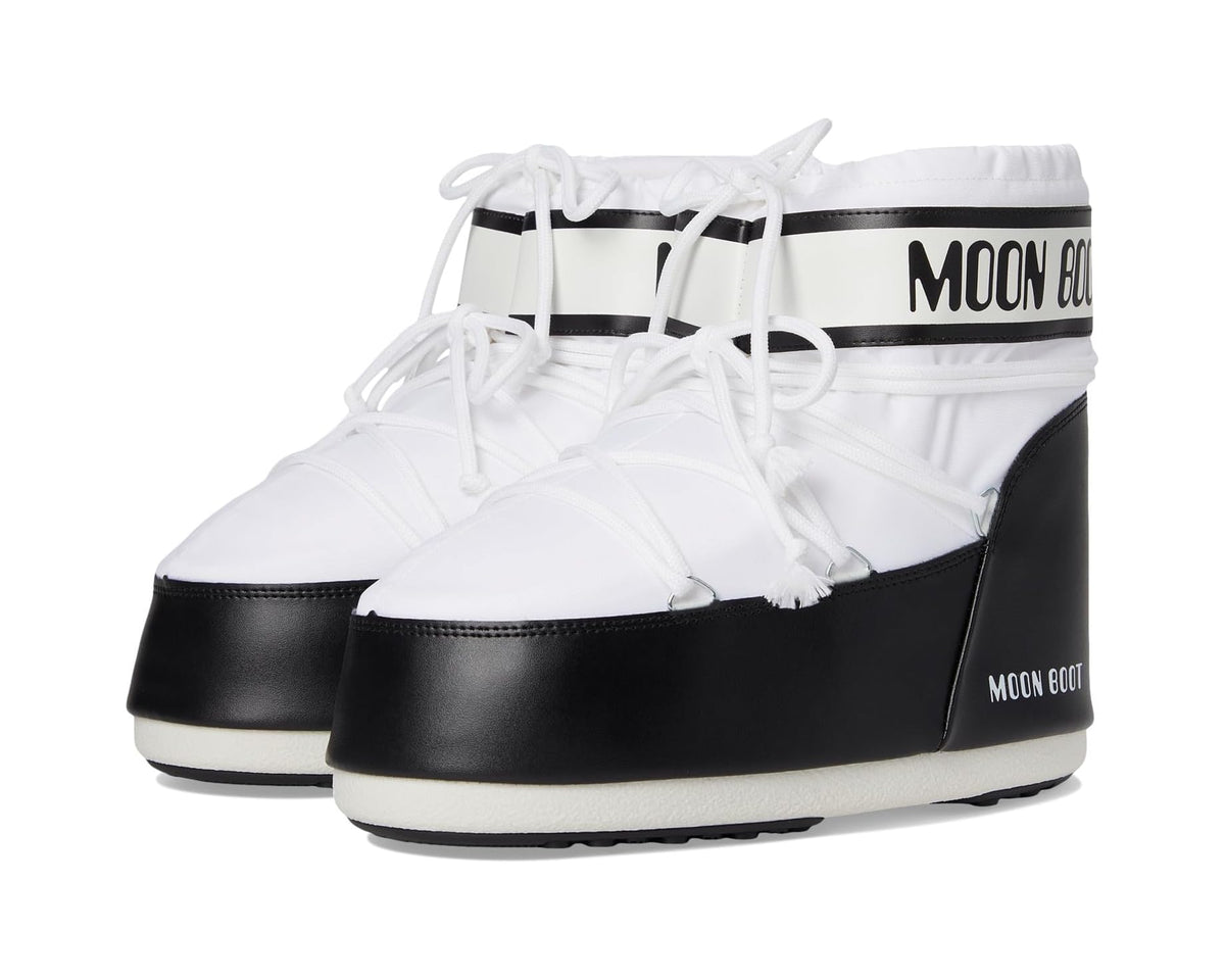 Unisex MOON BOOT Icon Low Nylon White