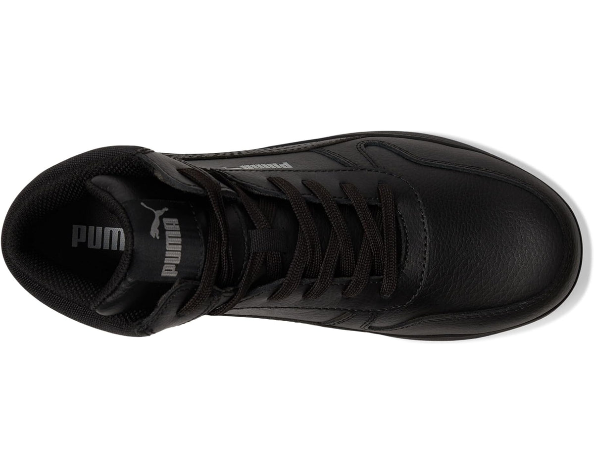 Men's PUMA Safety Frontcourt Leather Mid ASTM EH Black