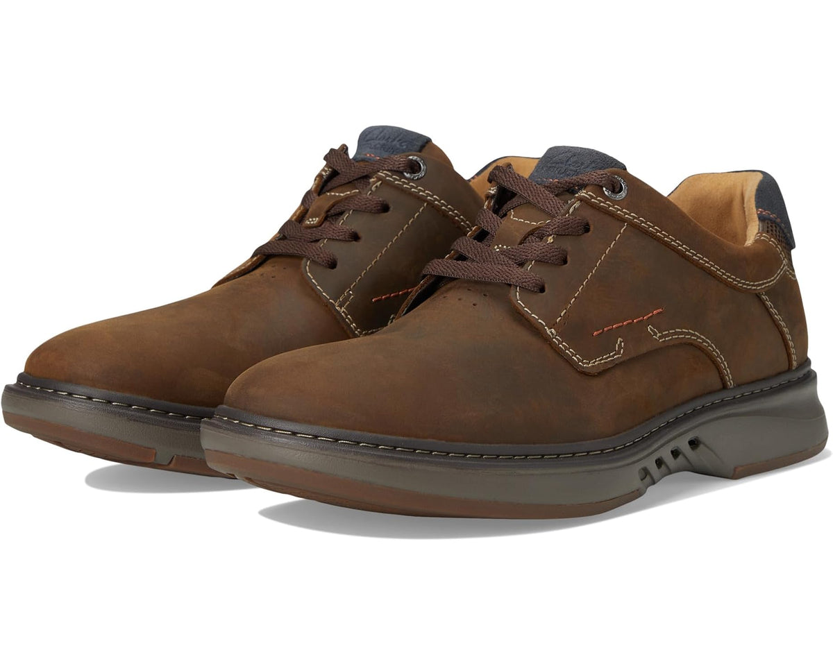 Men's Clarks Un Briley Pace Brown Nubuck