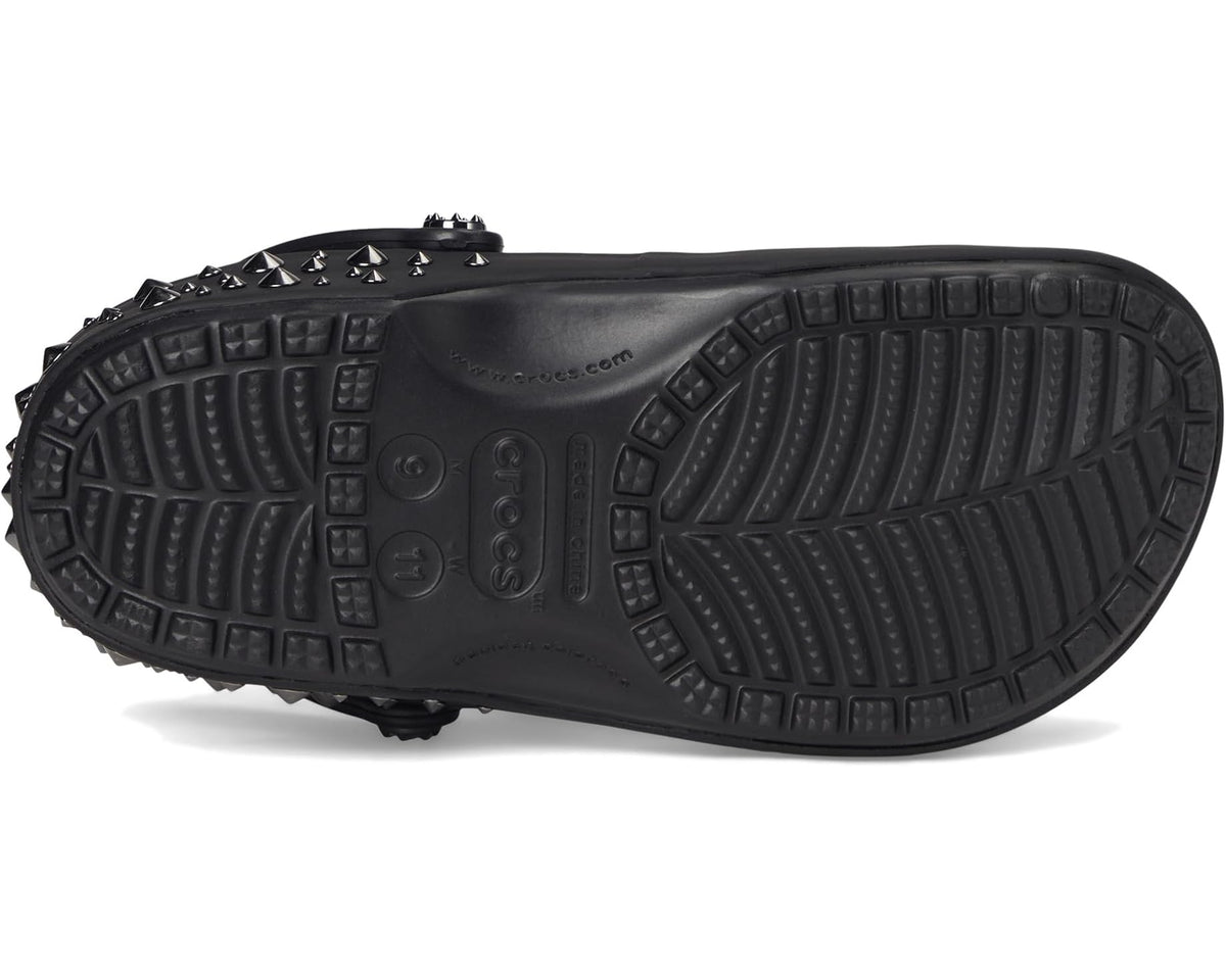 Unisex Crocs Classic Studded Clog Black