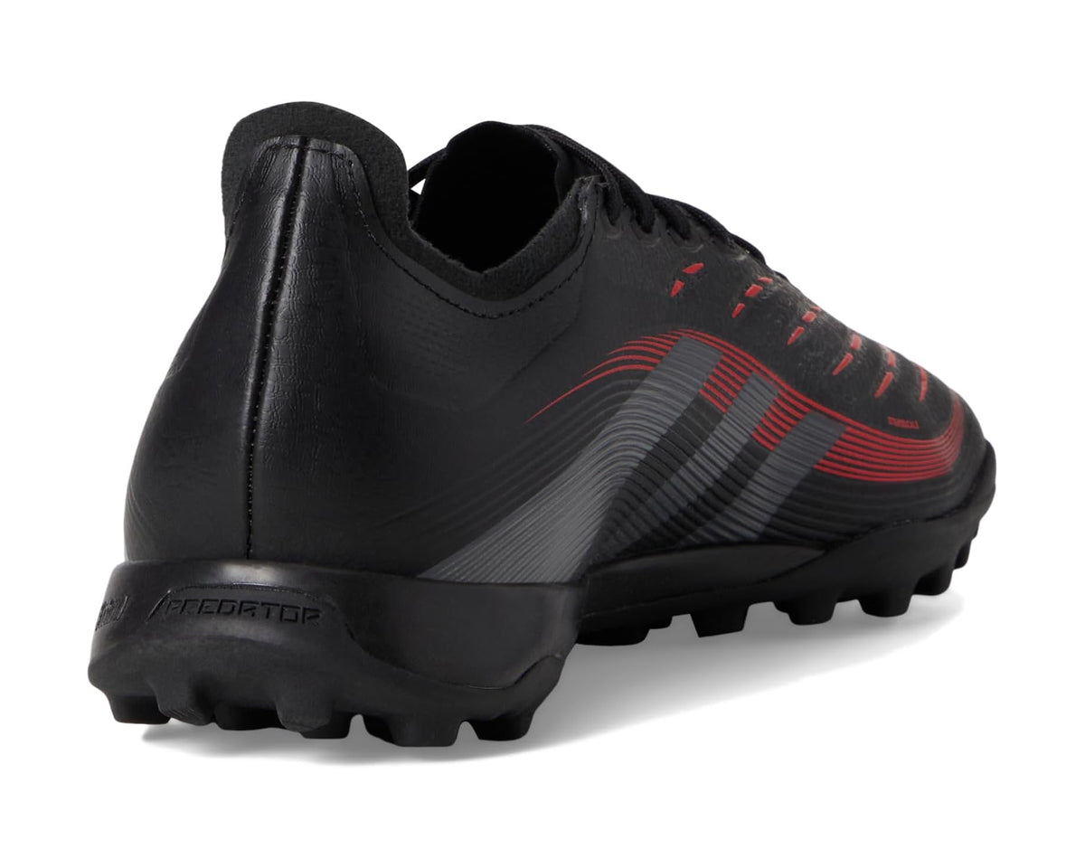 Unisex adidas Predator League Turf Soccer Cleats Black/Grey/Lucid Red