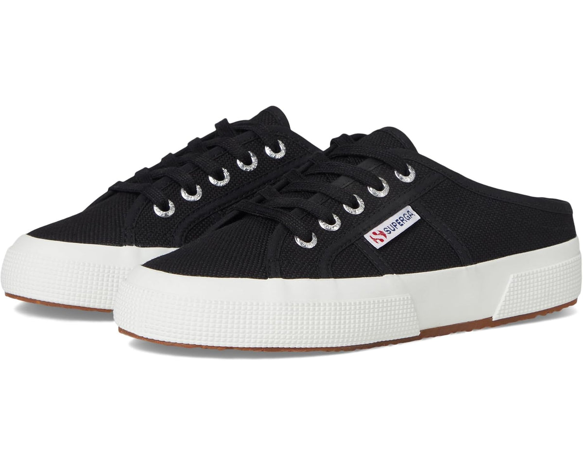 Unisex Superga 2402 Mule Black/F White