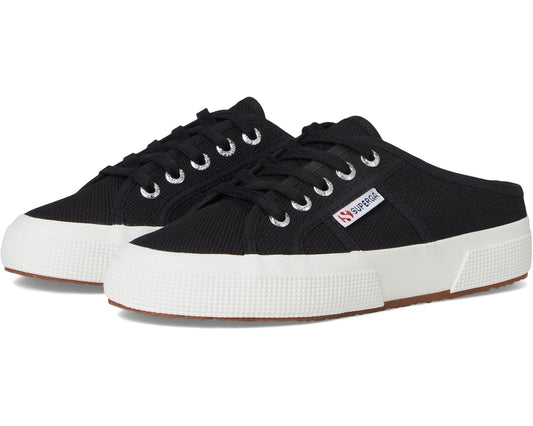 Unisex Superga 2402 Mule Black/F White
