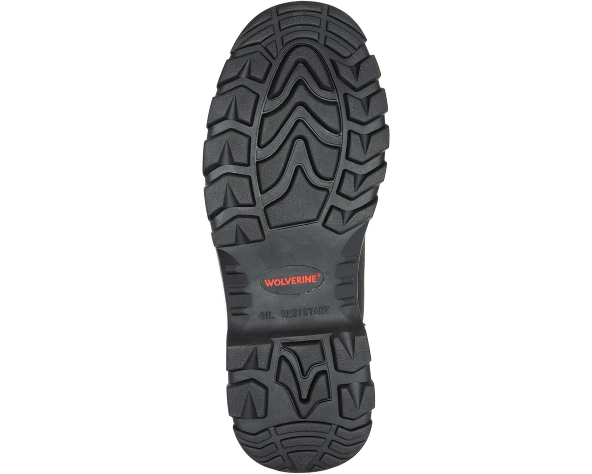 Men's Wolverine Carlsbad Waterproof 6 Steel Toe Work Boot Black