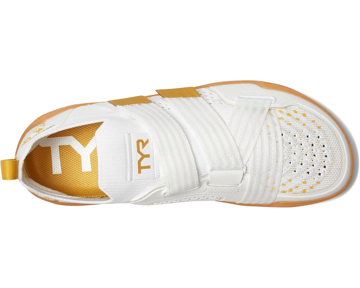 Men's TYR Dz Bf Stabstrap White/Gold