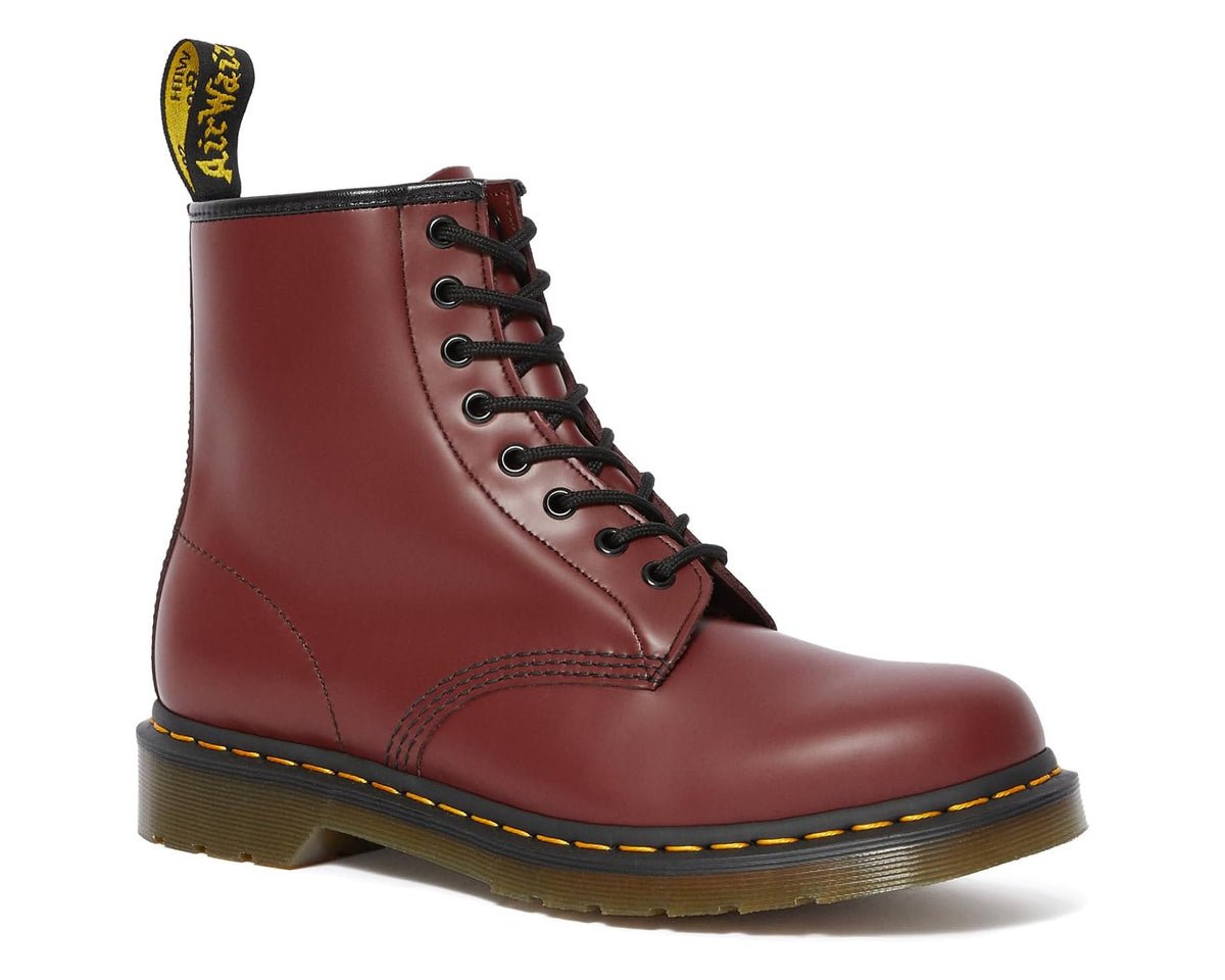 Unisex Dr. Martens 1460 Smooth Leather Boots Cherry Red Smooth