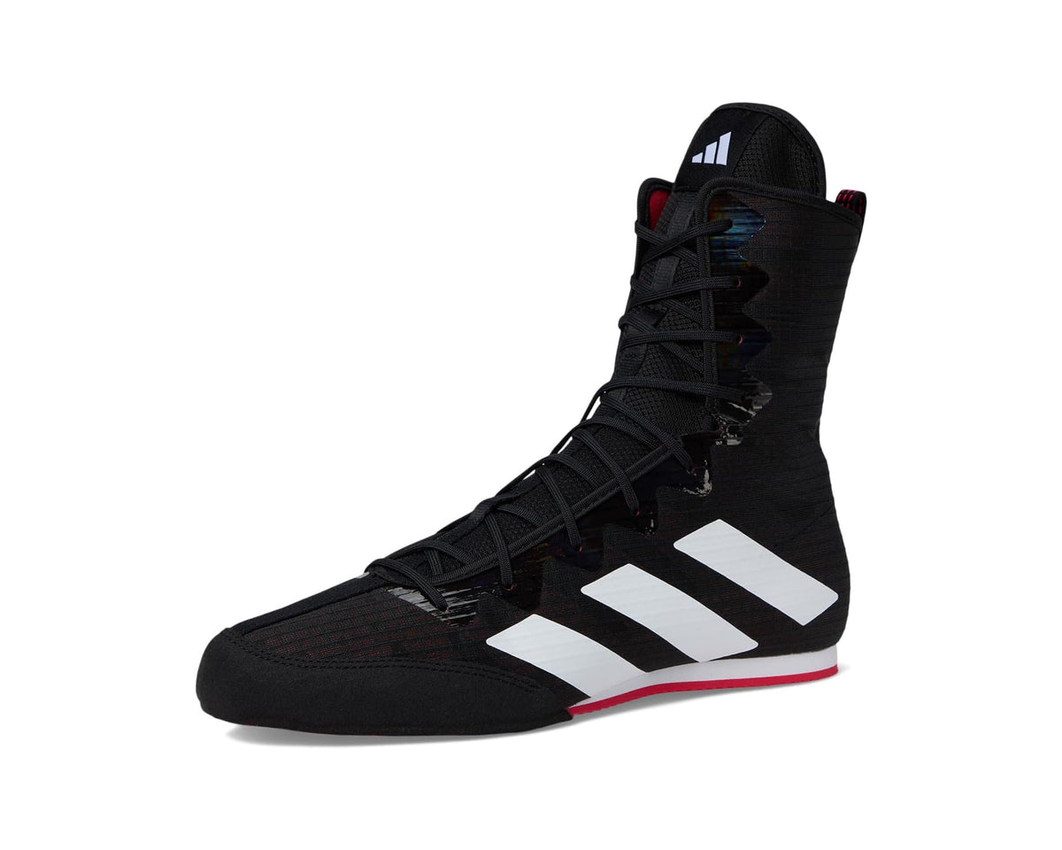 Unisex adidas Box Hog 4 Black/White/Pure Ruby