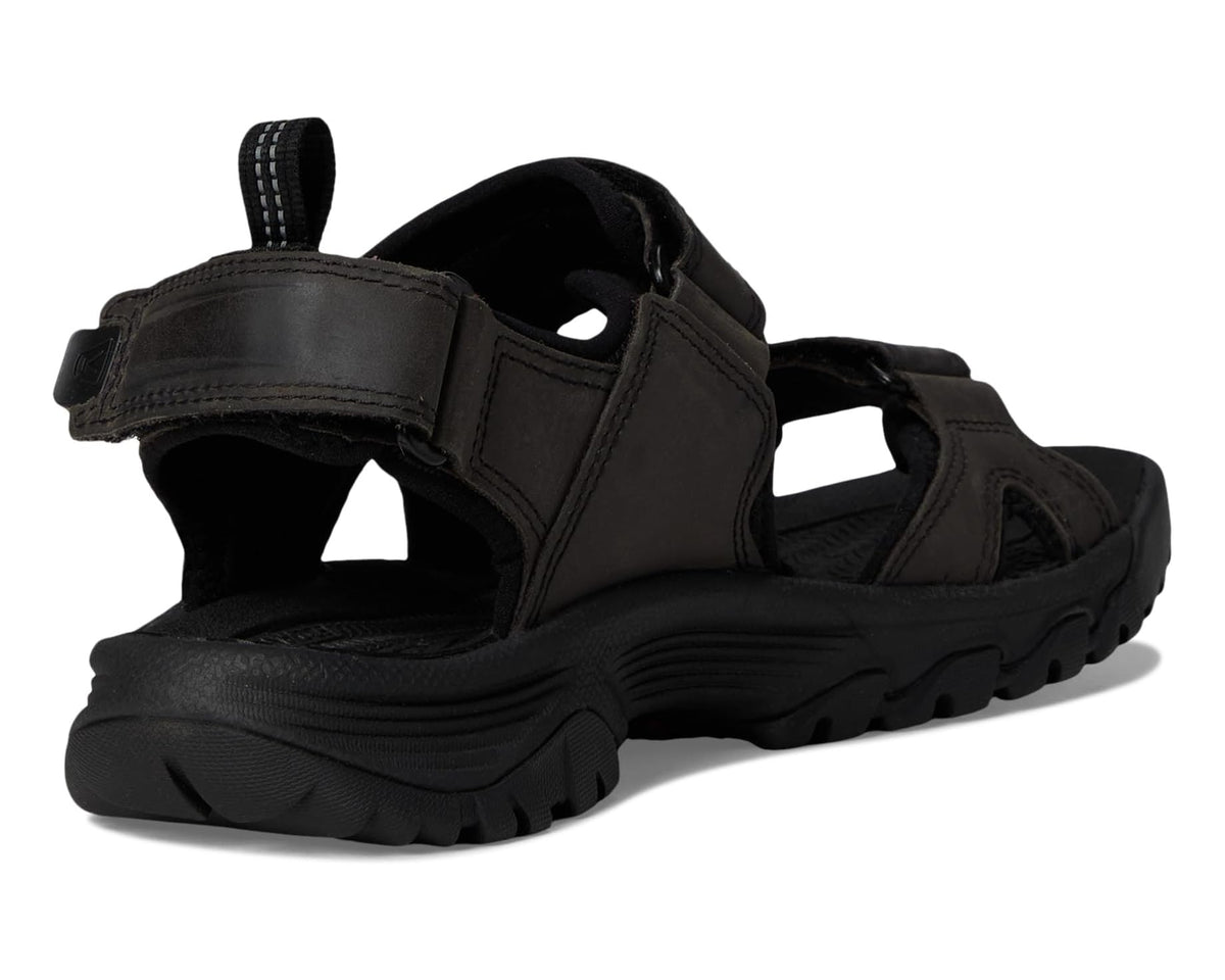 Men's KEEN Targhee III Open Toe Sandal Grey/Black
