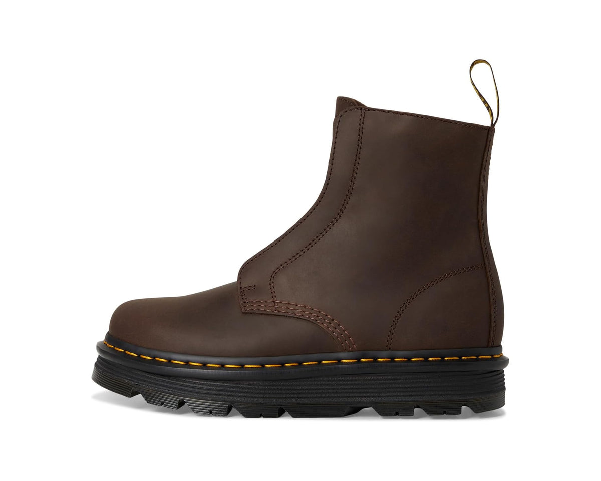 Unisex Dr. Martens Zebzag Laceless Dark Brown