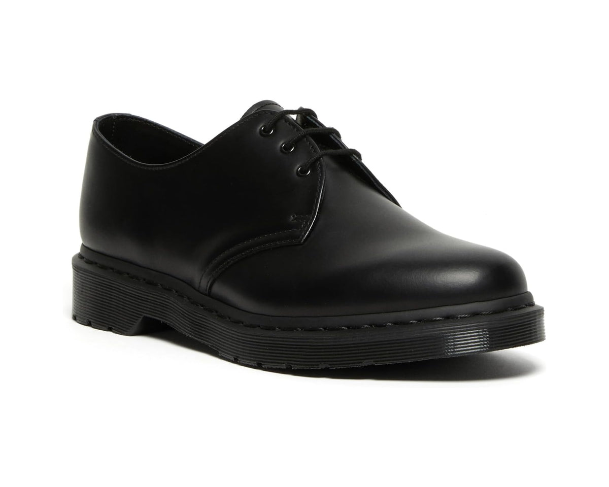 Unisex Dr. Martens 1461 3-Tie Shoe Black Smooth