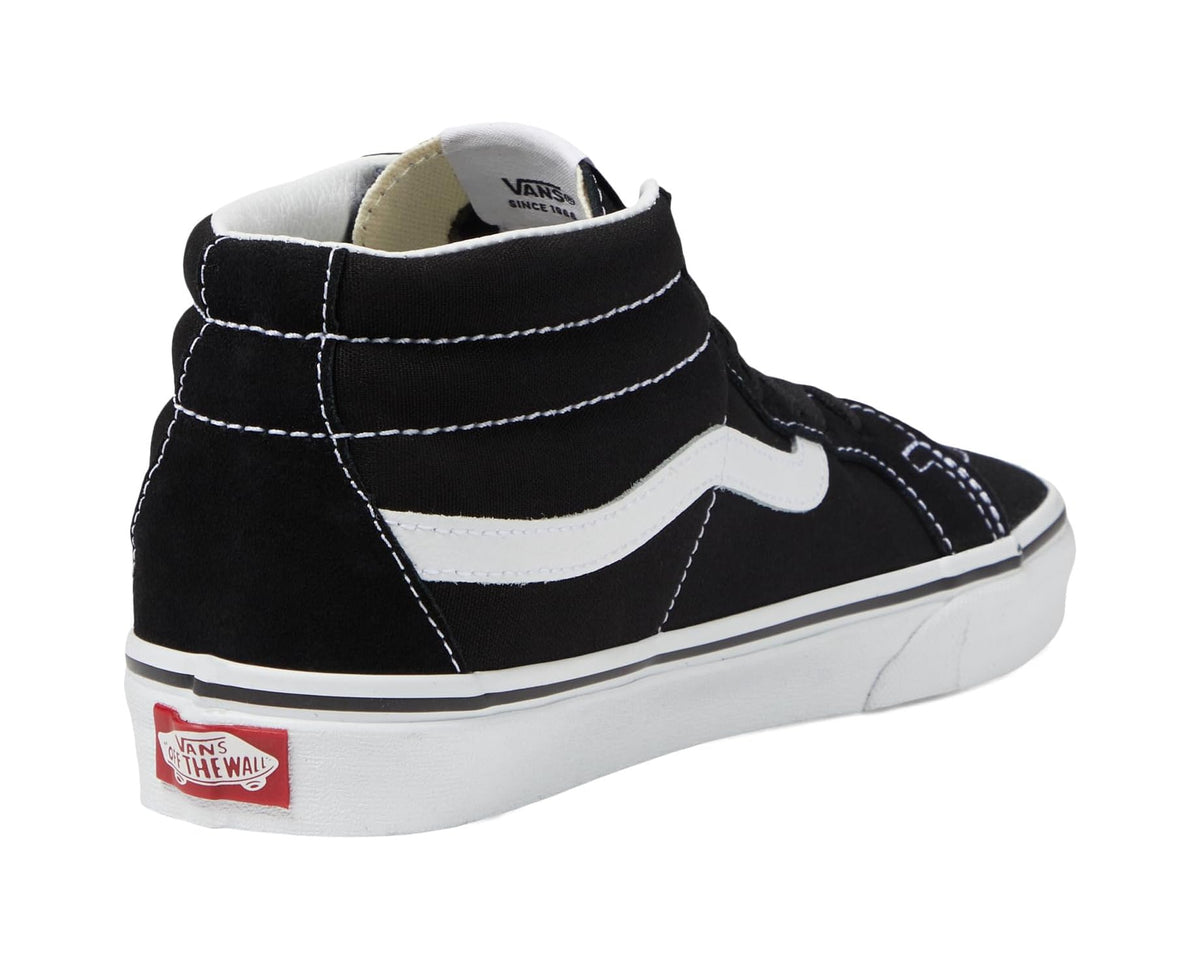 Unisex Vans SK8-Mid Reissue Black/True White
