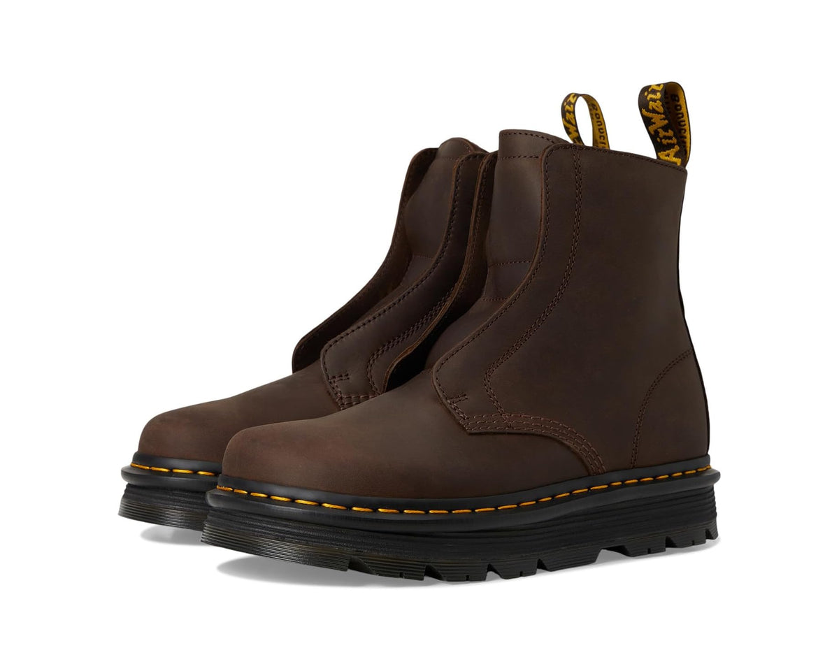 Unisex Dr. Martens Zebzag Laceless Dark Brown