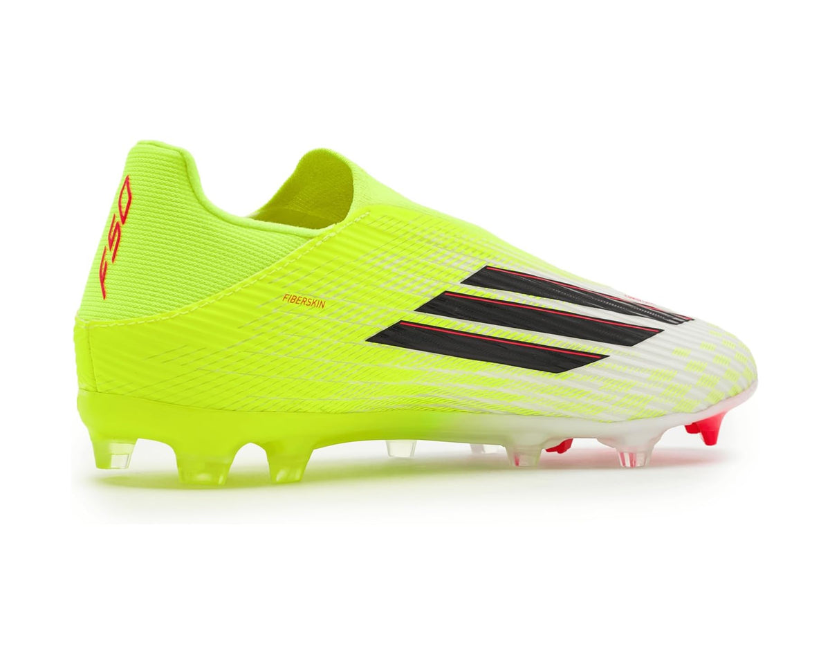Unisex adidas F50 League Ll Fg/Mg Soccer Cleats Team Solar Yellow/Black/Lucid Red
