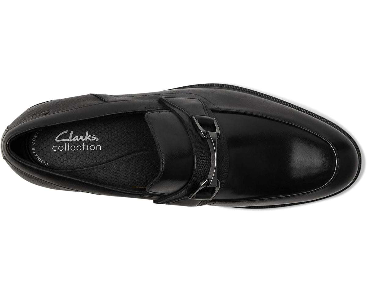 Men's Clarks Steadwell Bit Black Leather