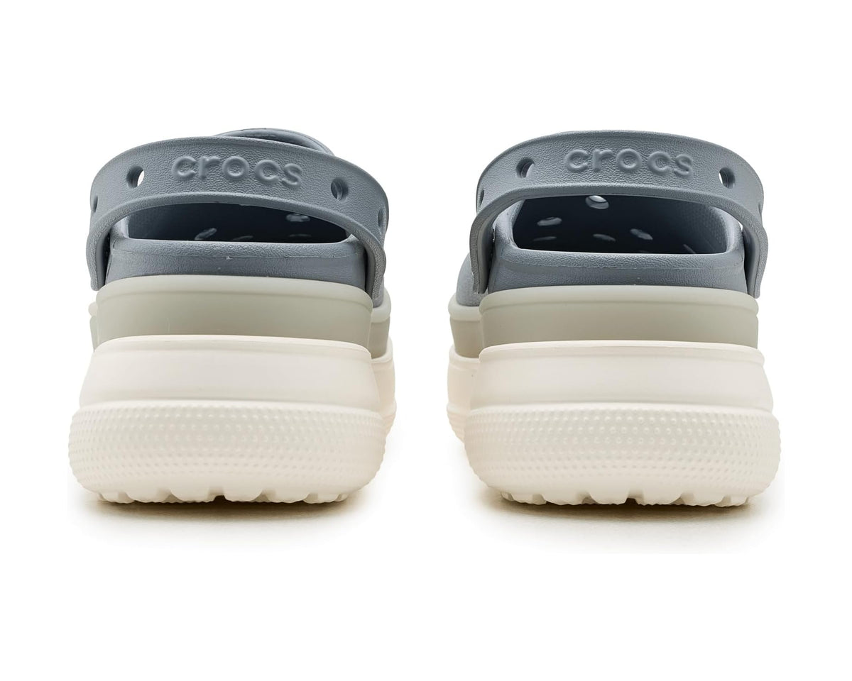 Unisex Crocs Classic Stacked Clogs, Platform Sneakers Frosted Concrete