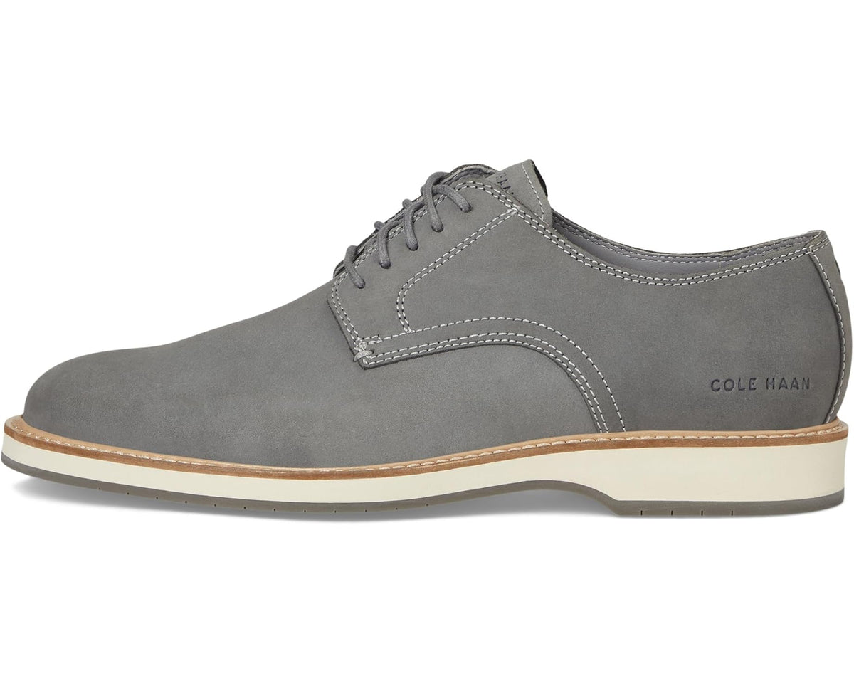Men's Cole Haan Morse Grand Plain Toe Oxfords Sea Stone Nubuck/Ivory/Sea Stone