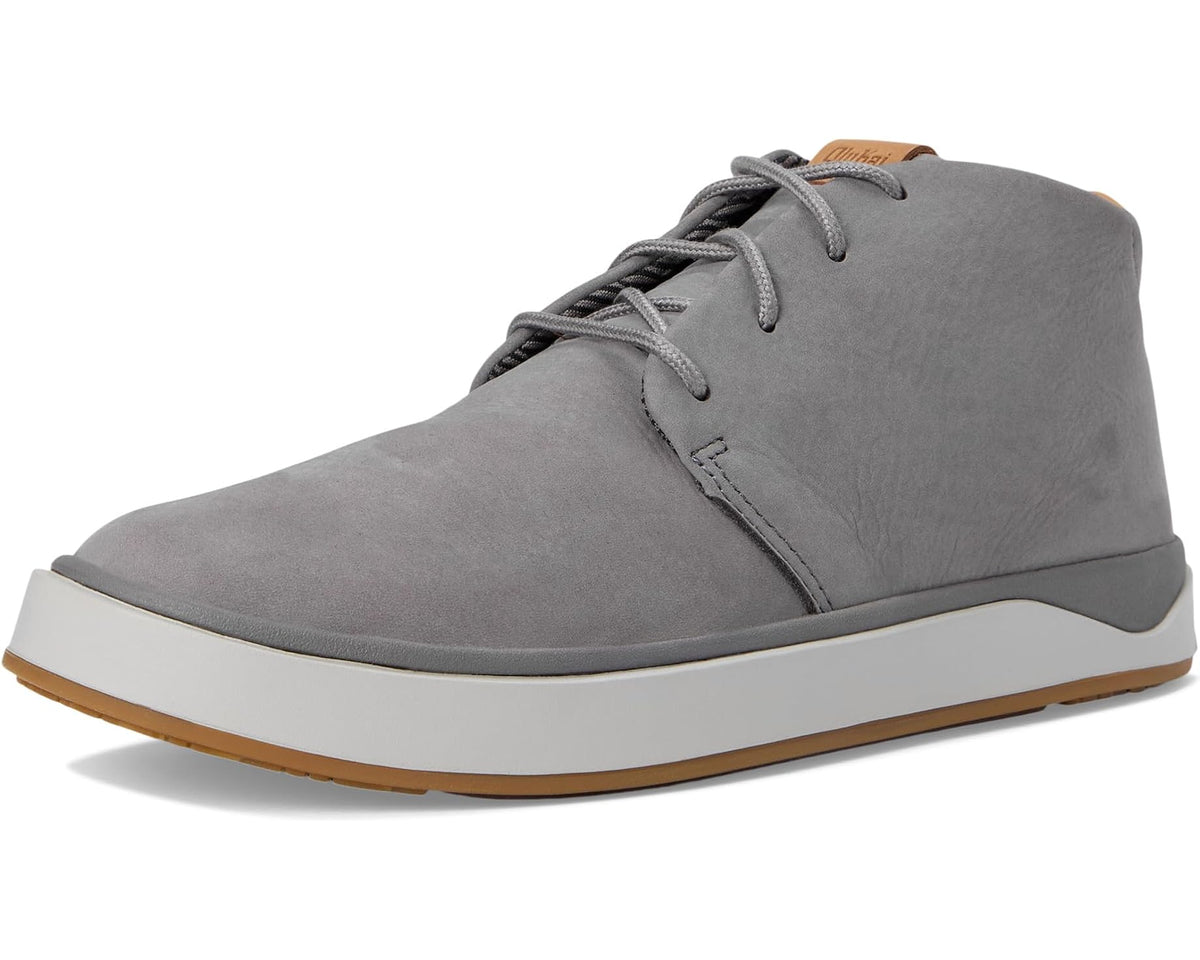 Men's OluKai Papaku ?li Chukka Boots Graphite/Graphite
