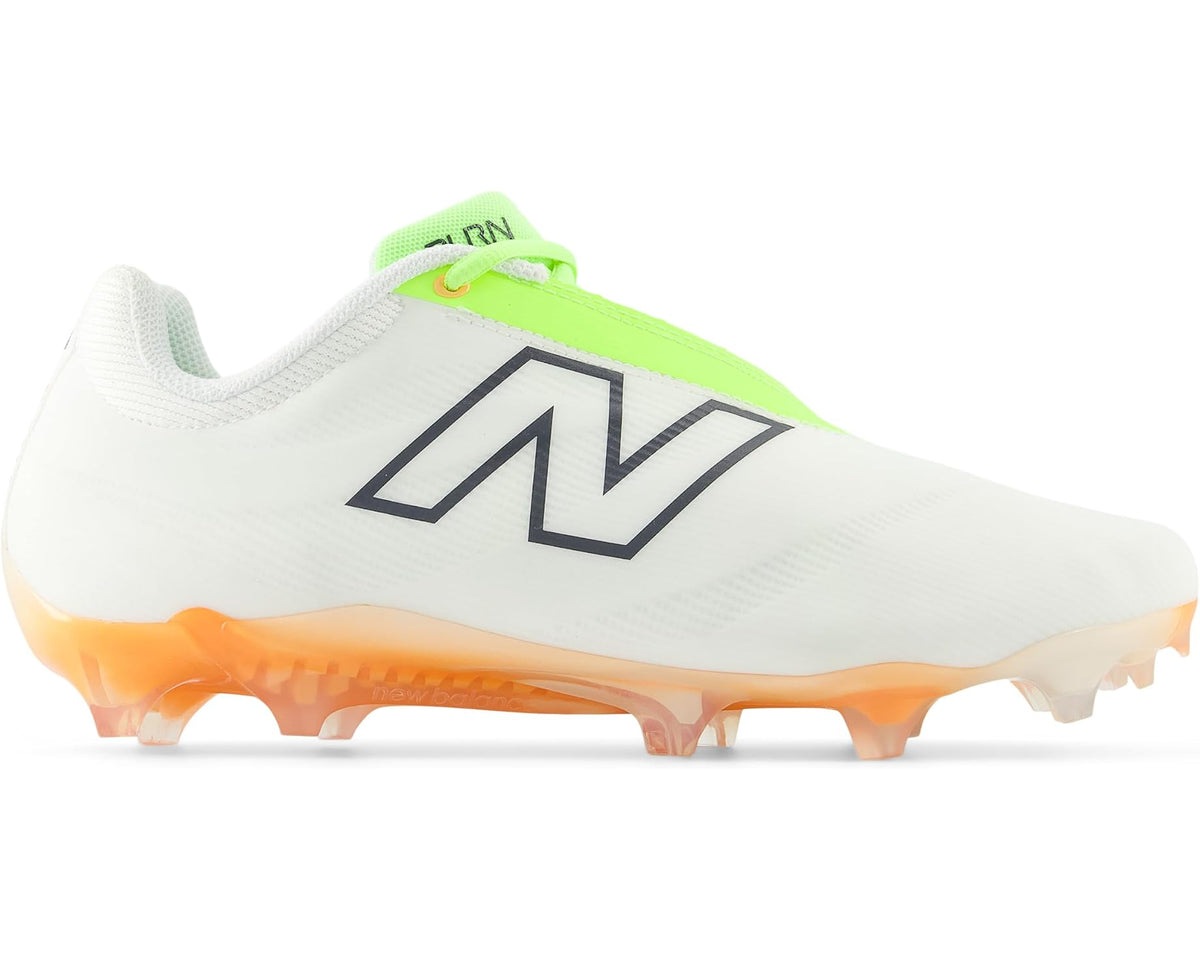 Unisex New Balance BurnX4 Lacrosse Cleats White/Green