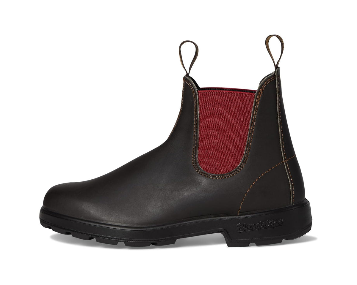 Unisex Blundstone Original 500 Chelsea Boots Stout Brown/Crimson