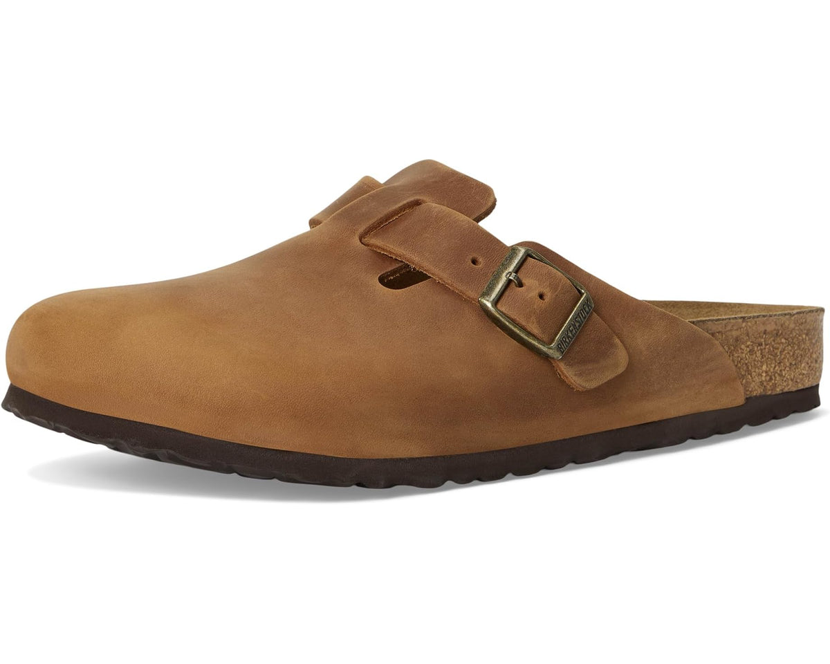 Unisex Birkenstock Boston - Oiled Leather (Unisex) Cognac