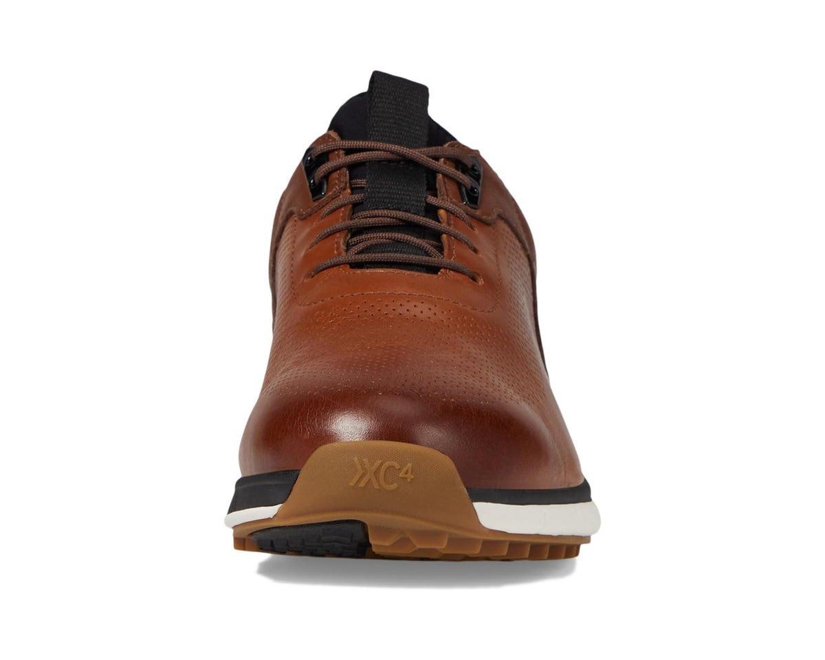 Men's Johnston & Murphy Waterproof XC4? Golf H1-Luxe Hybrid Sneaker Tan Waterproof Full Grain