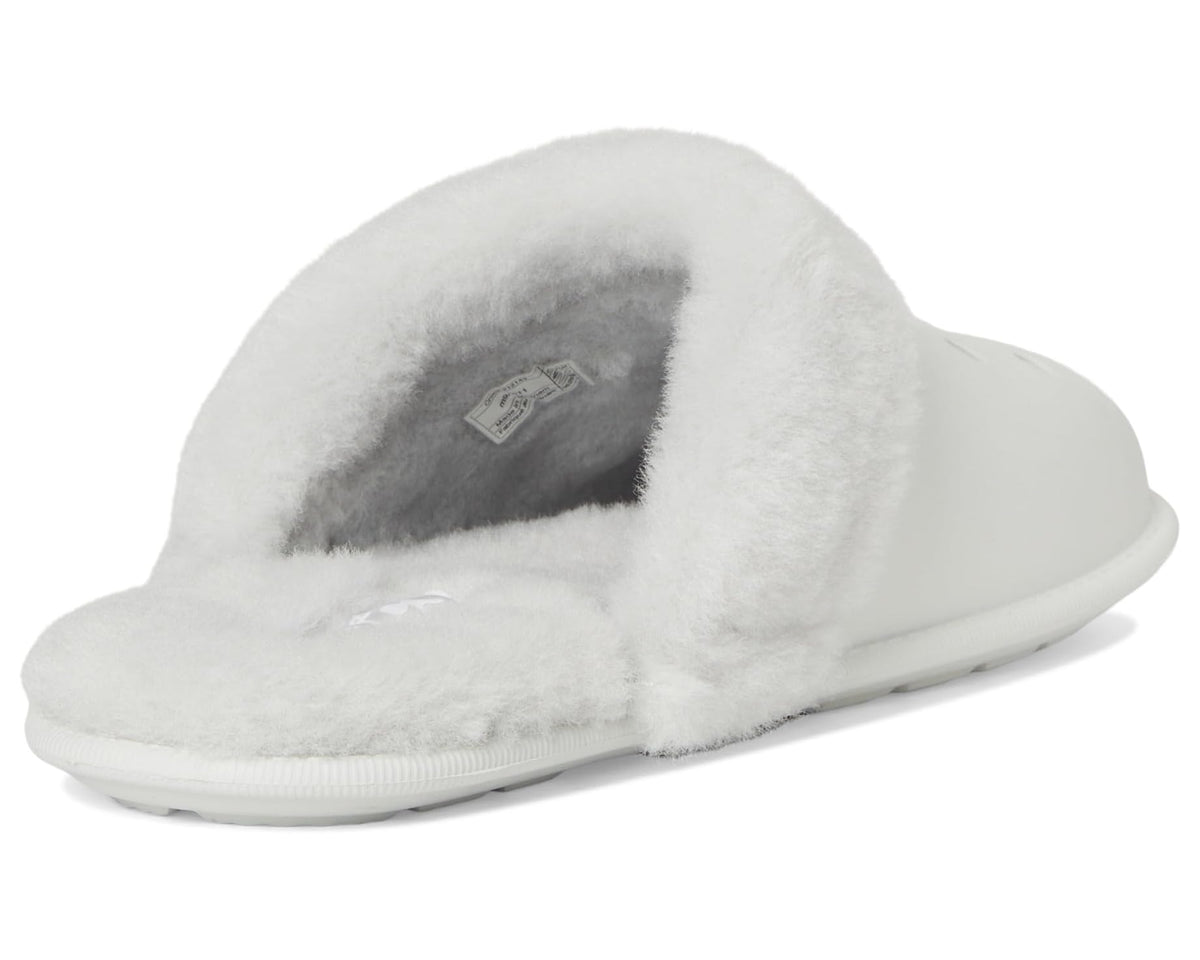 Unisex Crocs Classic Fuzz Scuff Slippers Moonlight