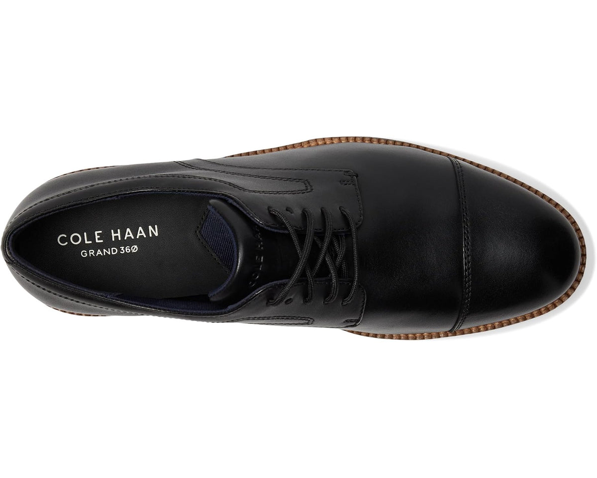 Men's Cole Haan Flexgrand360 Cap Toe Oxfords Black/Natural