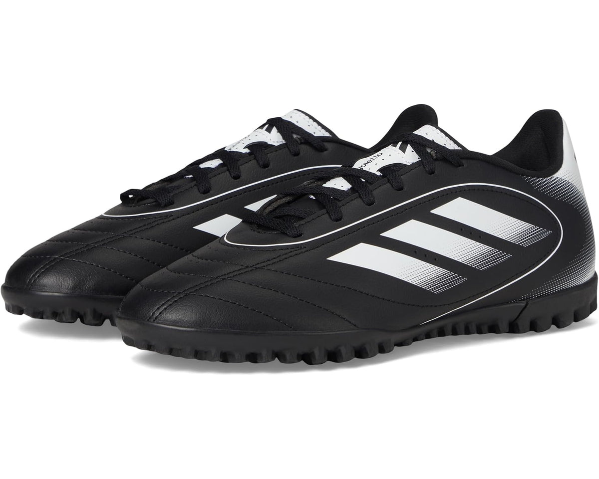 Unisex adidas Goletto IX Turf Soccer Cleats Black/White/Black