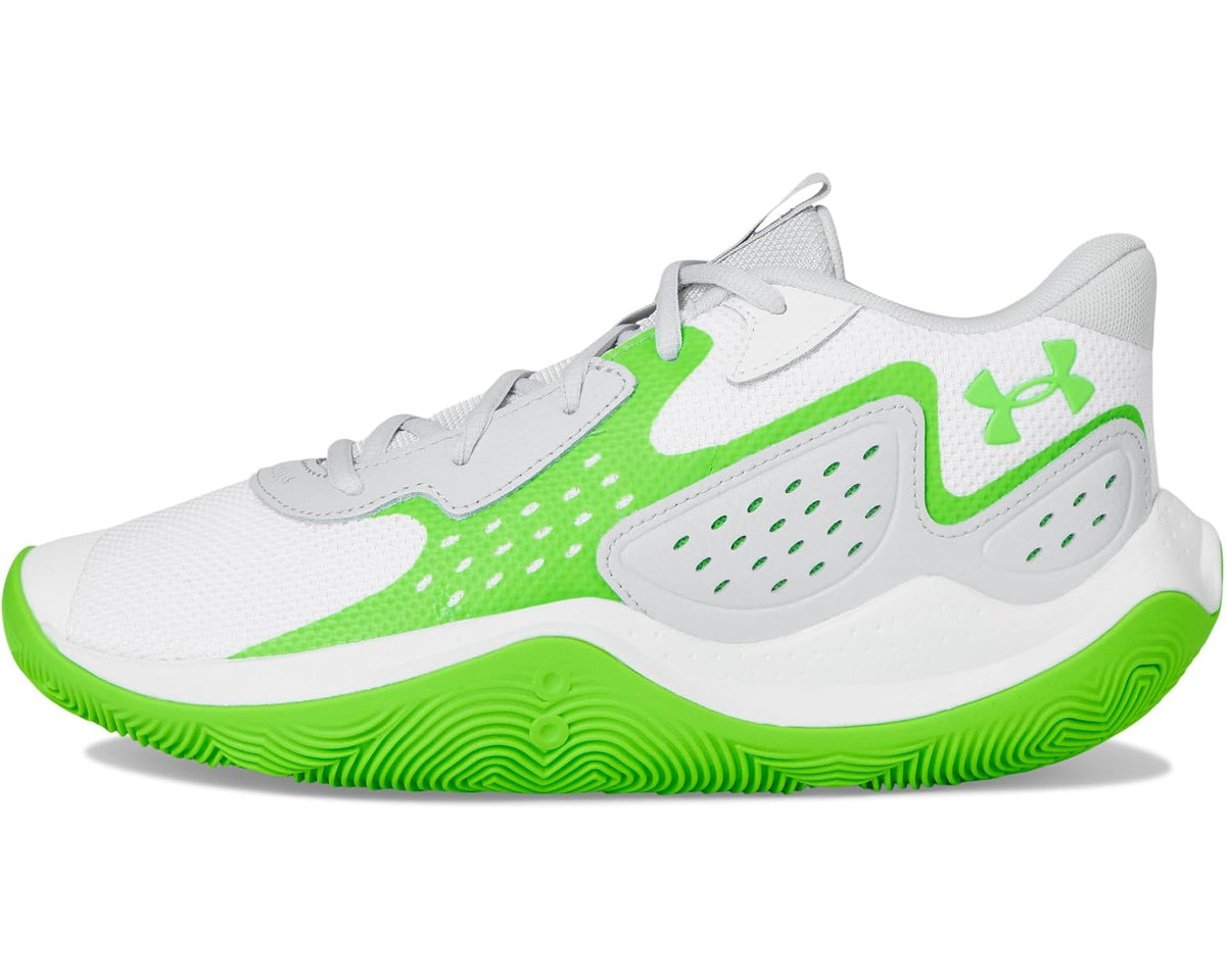 Unisex Under Armour JET '23 White/Green Shock/Green Shock