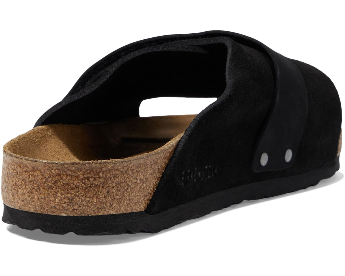 Unisex Birkenstock Kyoto - Suede (Unisex) Black Suede 1