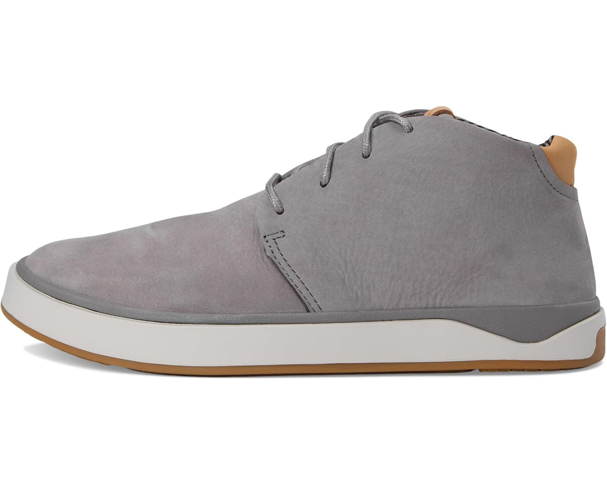 Men's OluKai Papaku ?li Chukka Boots Graphite/Graphite