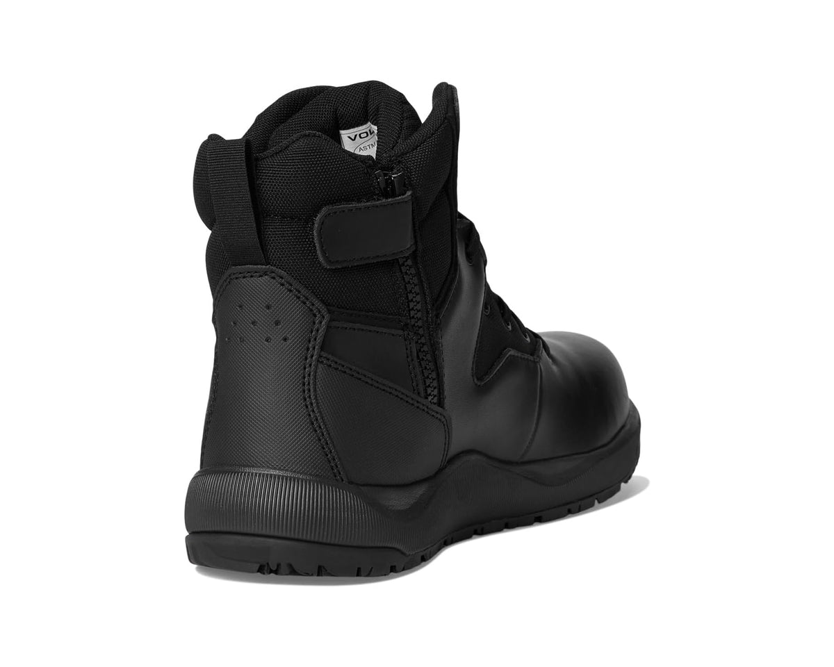 Men's Volcom Street Shield 6 Tactical Waterproof Boots with Side Zipper Black