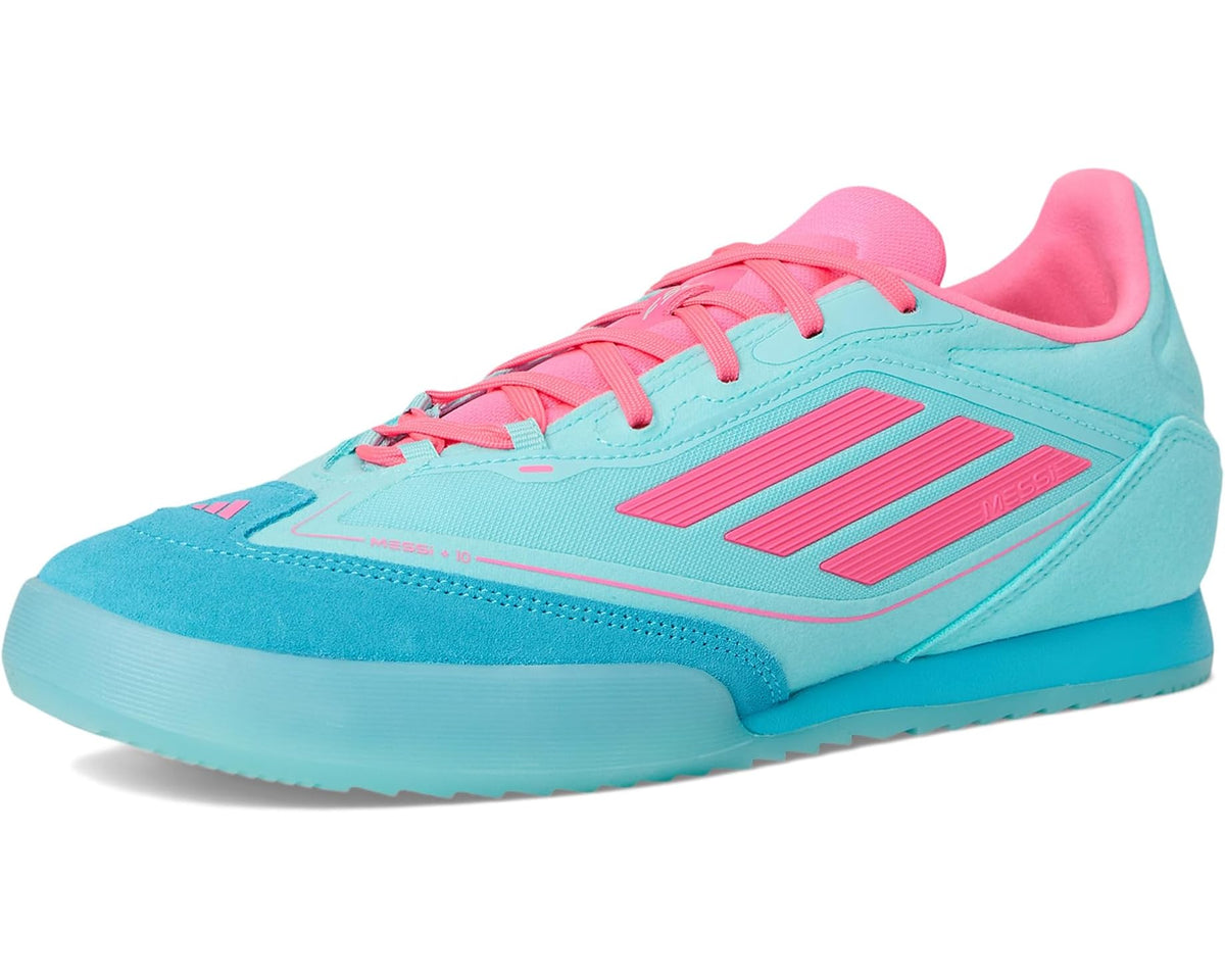 Unisex adidas F50 Freestyle Messi Indoor Flash Aqua/Lucid Pink/Lucid Cyan