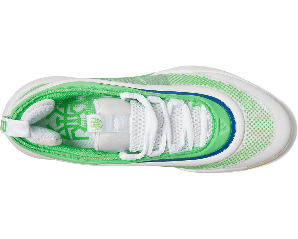 Unisex adidas D.O.N. Issue 6 Basketball Shoes White/Screaming Green/Lucid Blue