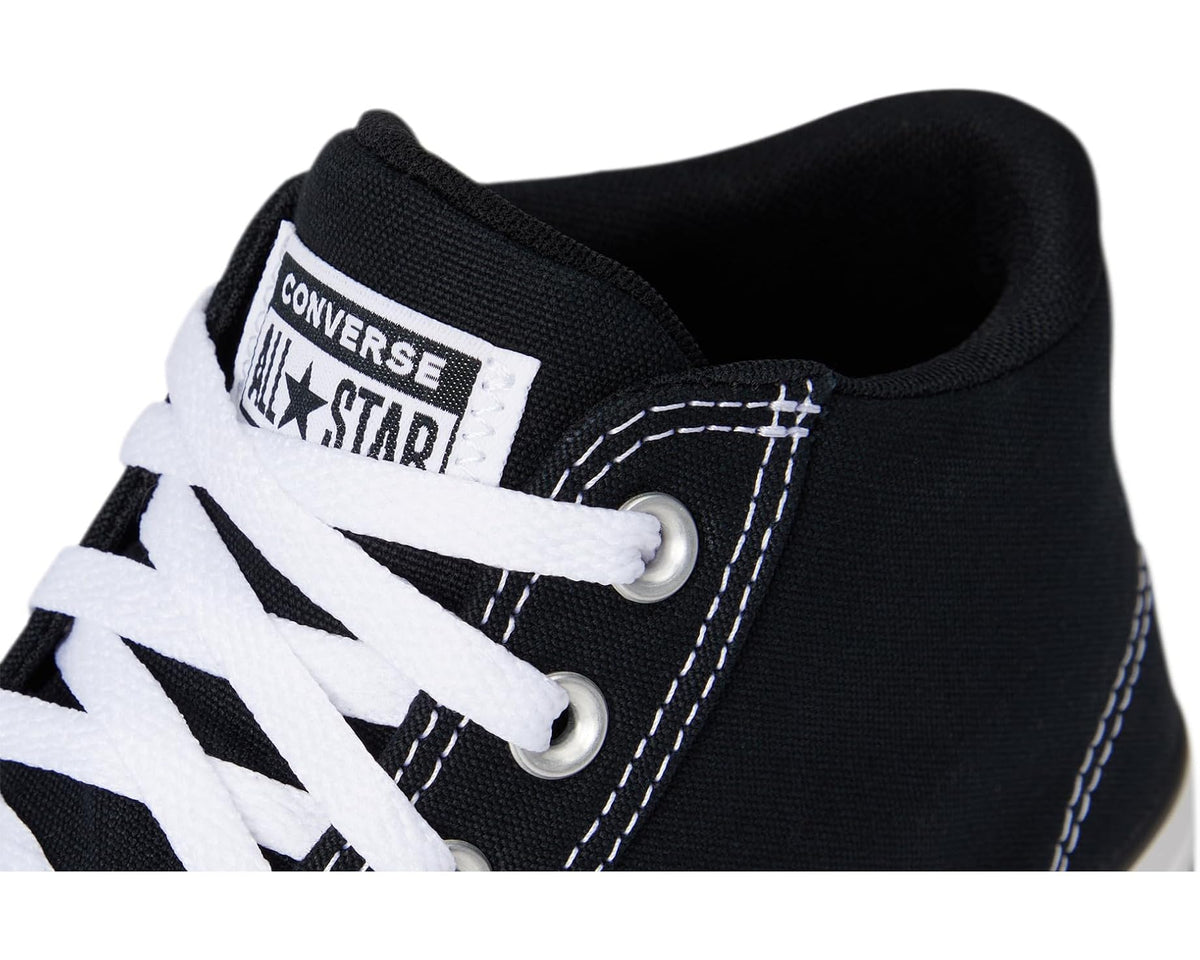 Unisex Converse Chuck Taylor All Star Malden Street Mid Top Sneakers Black/White/Black 1