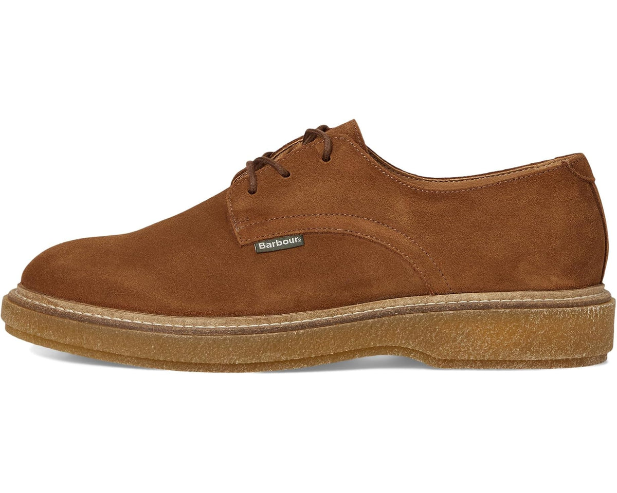 Men's Barbour Harefield Derby Shoe Toffee Suede