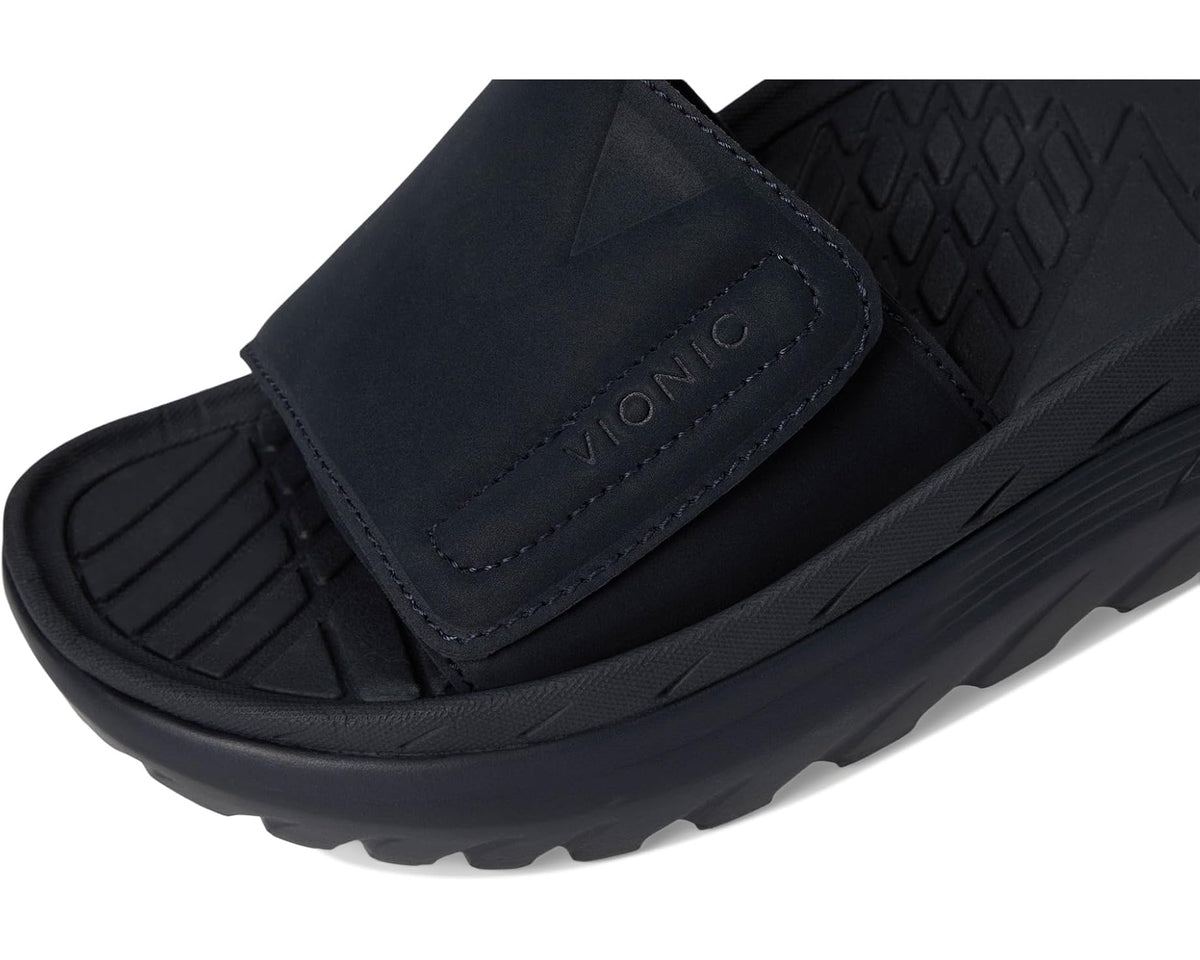 Unisex VIONIC Rejuvenate Slides Navy Blue Synthetic Nubuck